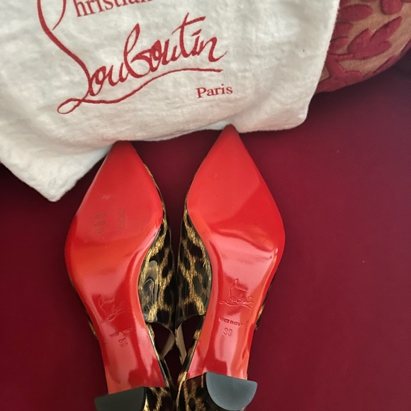 Christian Louboutin Leopard Print Heels - Picture 6 of 8